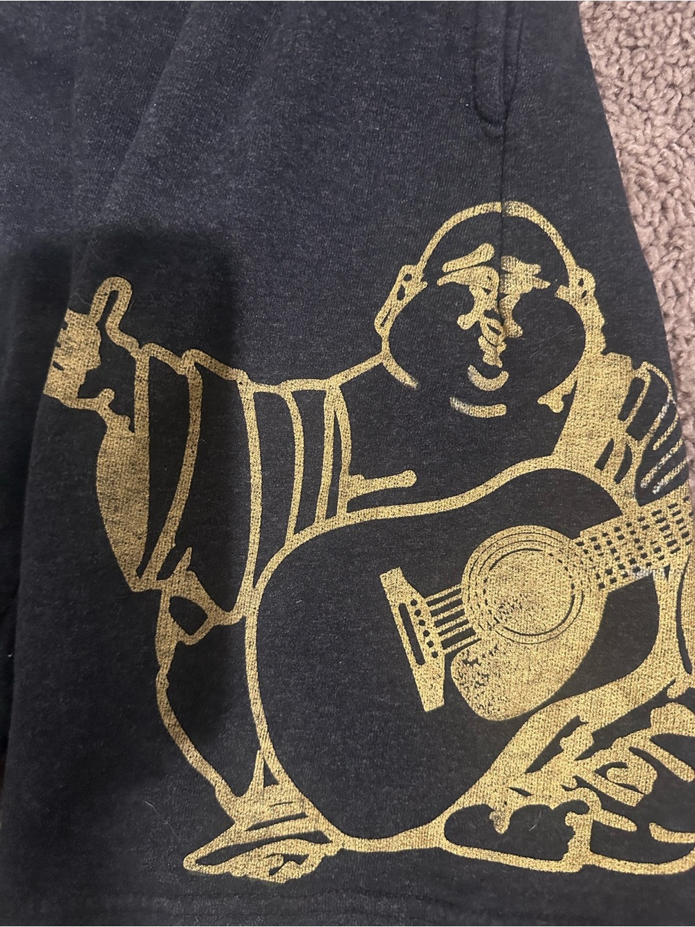 True Religion Black Loungewear Top